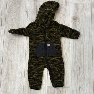 Carhartt Camo fleece one piece suit